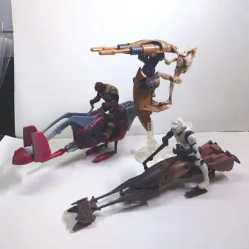 바이크 포함 피규어 세트 스톰 트루퍼 외 스피더