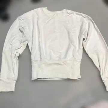 화이트 크롭 트레이닝복 lululemon 요가 필라테스 의류