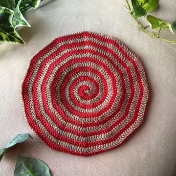 동글동글 베레모 크로셰 뜨기 핸드메이드