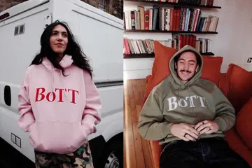 BOTT 올리브 후드티 L 사이즈