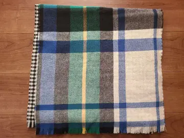 [미사용품] 존스턴스 Johnstons 대형 더블 페이스 머플러