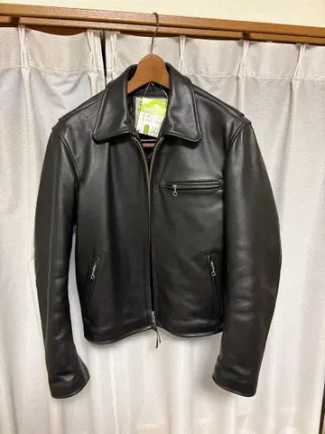 RBC 가죽 자켓 사이즈 38 블랙