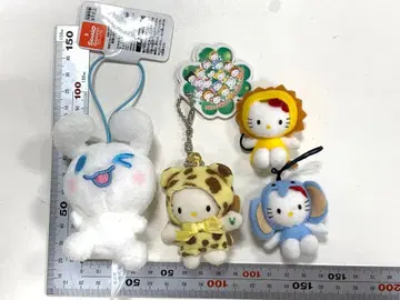 산리오 캐릭터 시나몬 롤 헬로키티 호랑이 인형옷 코끼리 사자