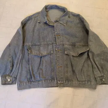 me+em select 빅 실루엣 워시 데님 자켓