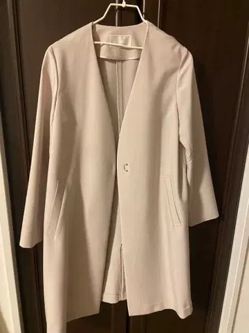 anySiS 베이지 노카라 자켓 사이즈 2