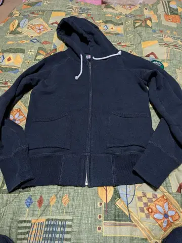 리얼 맥코이 Buco 맨투맨 지퍼 후드티 블랙 사이즈 S