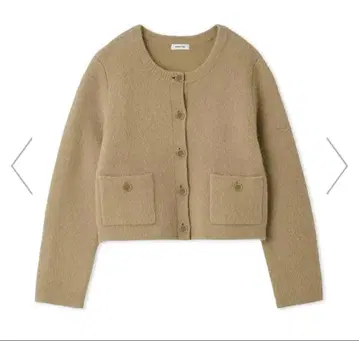 FRAY I.D 폭스 울 니트 자켓 F