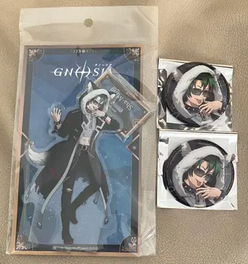 그노시아 타워 레코드 아크릴 스탠드 캔뱃지 사명 세트