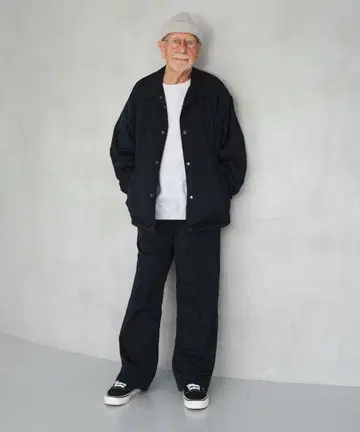 WideDad NYLON STRAIGHT PANTS