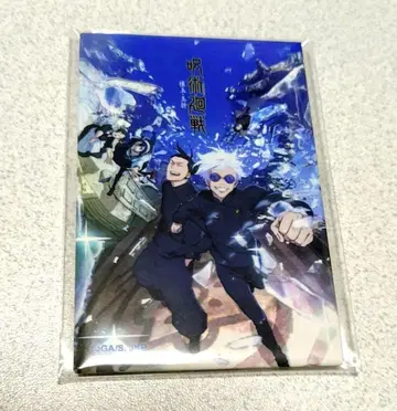 주술회전 회옥 옥절편 스퀘어 캔뱃지 키 비주얼 고죠 사토루 게토 스구루