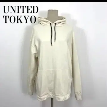 UNITED TOKYO 화이트 후드티