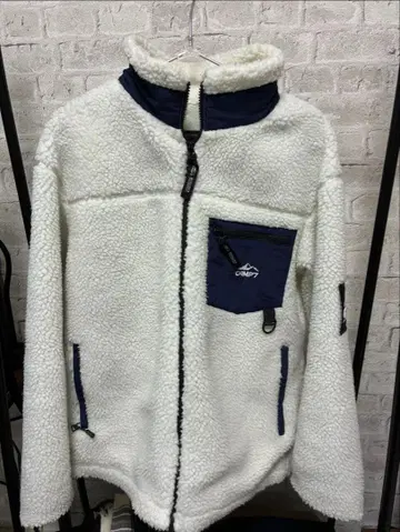 CAMP7 플리스 자켓 M 화이트