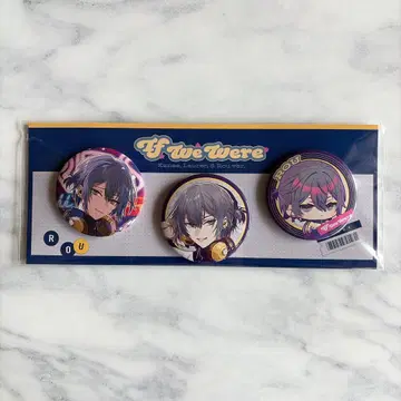 if we were 코야나기 로우 캔뱃지 세트 미개봉 새상품 레코드