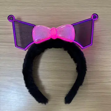 새상품급 네온 머리띠 쿠로미 공식