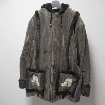 GALFY 갈피 오버 사이즈 후디 벨로아 자켓 F