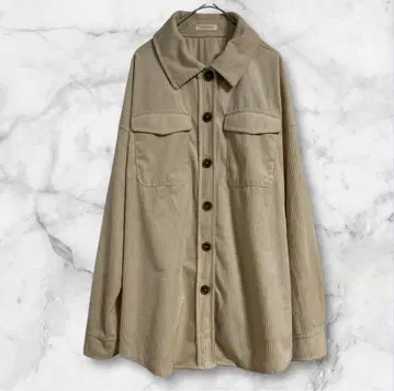 초코미 코듀로이 자켓 베이지