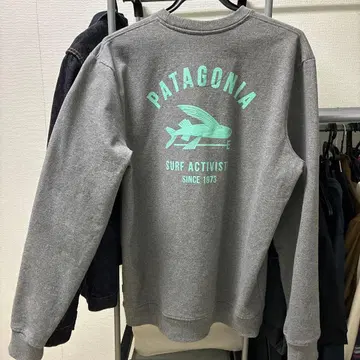 PATAGONIA 맨투맨 그레이 새상품급