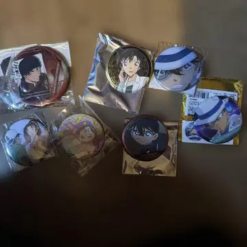 코난 애니메이션 캐릭터 캔뱃지 7개 세트