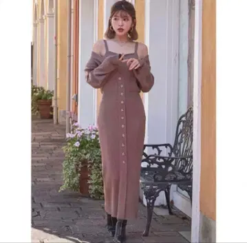 다리치 니트 원피스