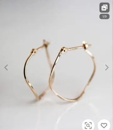 cuicui 골드 후프 귀걸이 한쪽만