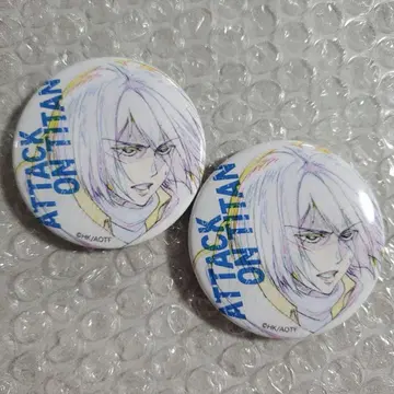 진격의 거인 WIT STUDIO key:prime 캔뱃지 미카사 2개