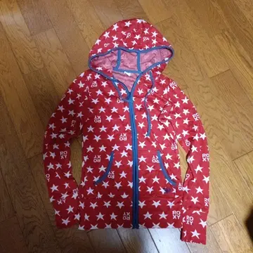 ROXY 별 패턴 후드 부착 후드티 S