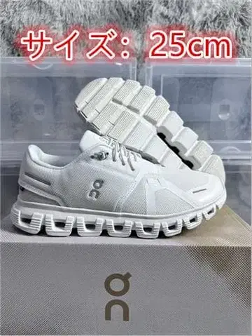 On Cloud 6 러닝화 25cm 화이트