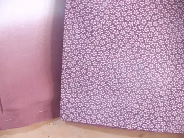 미사용 에도 코몬 (작은 꽃 문양) 화장 67 순수 실크 새상품급