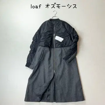 새상품 osmosis loef 절개 블루종 코트