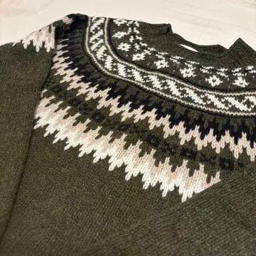 MORRIS & SONS 노르딕 니트 남성용