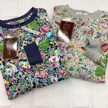 카모이 요코 TUNIC 면 100% 접결 소재 트레이닝복 2장 세트