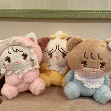 mikko characters 포근포근 BABY 봉제 인형 세트 (3체)