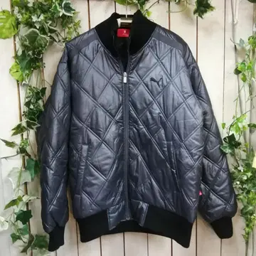 MK254 Puma 퀼팅 패딩 자켓 블랙 사이즈 M