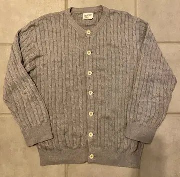 45R 초 거즈 케이블 908 니트 소 가디건