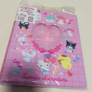 미개봉 새상품 산리오 캐릭터즈 L판 바인더 사진 앨범 씰북