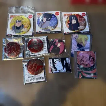 나루토 시리즈 캔뱃지 9개 세트