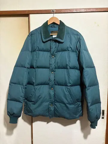 80s Eddie Bauer 다운 자켓 XL 그린
