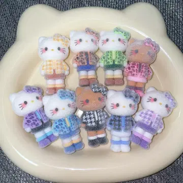 키티 플로키 피규어 9개 세트