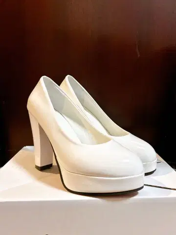 12cm 힐 펌프스 브라이덜 슈즈 웨딩
