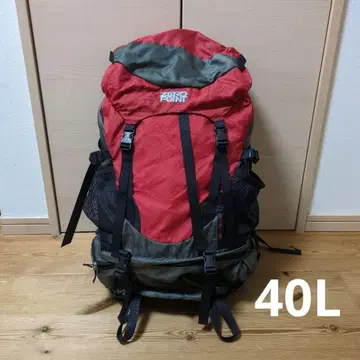 몽벨 ZERO POINT 백팩 레드 40L