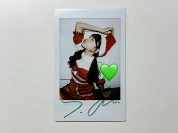 FRUITS ZIPPER 사쿠라이 유이 크리스마스 친필 사인 폴라로이드