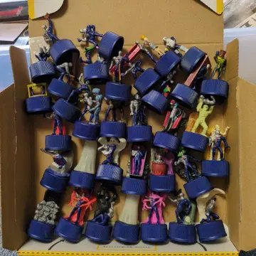 펩시맨 병뚜껑 65개 키링 2개