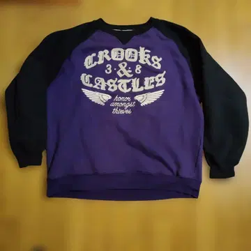 CROOKS & CASTLES 트레이닝복 L 보라색/블랙