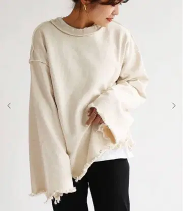 EVERLAST/에버라스트 데미지 플레어 맨투맨