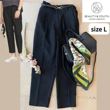 BEAUTY&YOUTH 레이온 블렌드 테이퍼드 팬츠 L