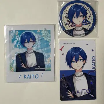 프로세카 KAITO 밤 페스티벌 에피카 폴라로이드 캔뱃지 레어 금박