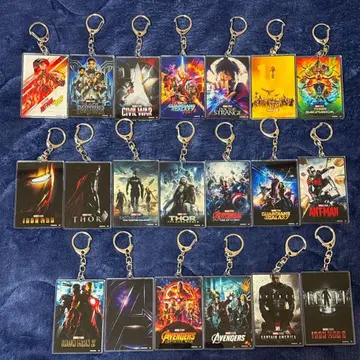 마블 스튜디오 아크릴 키링 굿즈 포스터 컬렉션