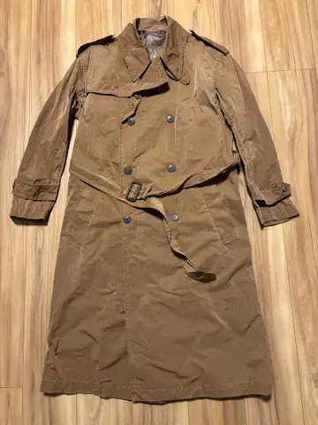 NYUZELESS 브라운 트렌치코트