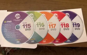 Zumba Instructor DVD 115-118 4권 세트