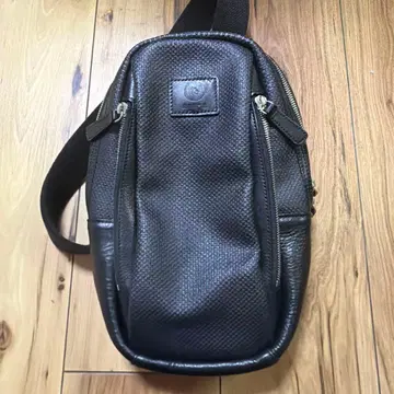 [ 컨디션 최상 ] 마츠에몬호 바디백 토요오카카방 콜라보 모델 블랙